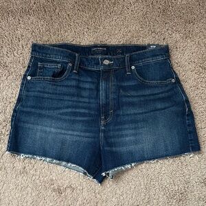 Lucky Brand Blue Jean Shorts Distressed Cut-Off